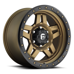 FUEL 17X8.5 ANZA (6X139.7) ET+06 CB108.1 MATTE BRONZE/BLACK RING WHEEL AND TYRE PACKAGE