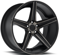 NICHE 18X8 APEX (5X112) ET+42 CB72.65 MATTE BLACK/TINTED FACE WHEEL AND TYRE PACKAGE