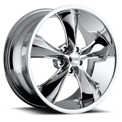 FOOSE 20X8.5 LEGEND SS (5X114.3) ET+32 CB70.7 CHROME WHEEL AND TYRE PACKAGE