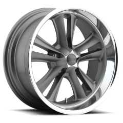 FOOSE 17X7 KNUCKLE (5X120.65) ET+01 CB72.6 GUNMETAL/POLISHED WHEEL AND TYRE PACKAGE
