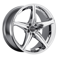 FOOSE 18X8 SPEED (5X120) ET+30 CB72.65 CHROME WHEEL AND TYRE PACKAGE