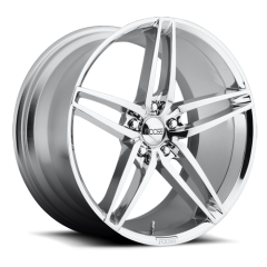 FOOSE 20X8.5 STALLION (5X120) ET+35 CB72.65 CHROME WHEEL AND TYRE PACKAGE
