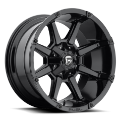 FUEL 20X9 COUPLER (5X139.7/5X150) ET+20 CB110.3 GLOSS BLACK WHEEL AND TYRE PACKAGE