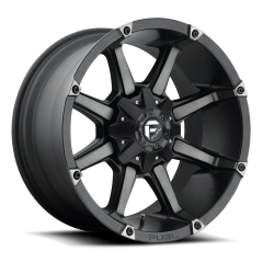 FUEL 20X9 COUPLER (6X135/6X139.7) ET+20 CB106.4 MATTE BLACK/TINTED FACE WHEEL AND TYRE PACKAGE
