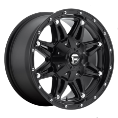 FUEL 17X8.5 HOSTAGE (6X114.3/6X139.7) ET+14 CB78.1 MATTE BLACK WHEEL AND TYRE PACKAGE