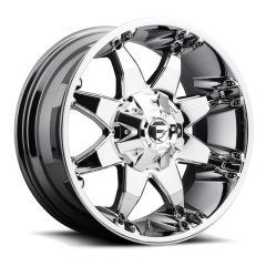 FUEL 20X9 OCTANE (6X139.7) ET+20 CB106.4 PVD CHROME WHEEL AND TYRE PACKAGE