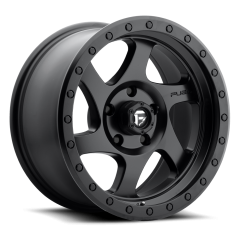 FUEL 17X8.5 ROTOR (6X139.7) ET+7 CB108.1 MATTE BLACK WHEEL AND TYRE PACKAGE