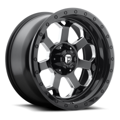 FUEL 20X9 SAVAGE (6X135/6X139.7) ET+20 CB106.4 GLOSS BLACK MILLED WHEEL AND TYRE PACKAGE