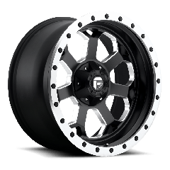 FUEL 20X9 SAVAGE (6X135/6X139.7) ET+20 CB106.4 MATTE BLACK/MILLED WINDOWS AND RING WHEEL AND TYRE PACKAGE