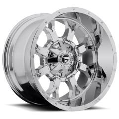 FUEL 17X9 KRANK (6X139.7/6X135) ET+20 CB106.4 CHROME WHEEL AND TYRE PACKAGE