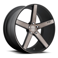 NICHE 19X8.5 MILAN (5X112) ET+42 CB66.6 MATTE BLACK/TINTED FACE WHEEL AND TYRE PACKAGE