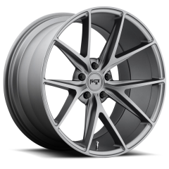 NICHE 17X8 MISANO (5X114.3) ET+40 CB72.6 MATTE ANTHRACITE WHEEL AND TYRE PACKAGE