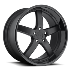 NICHE 20X10 PANTANO (5X120) ET+40 CB72.6 MATTE BLACK / GLOSS BLACK LIP