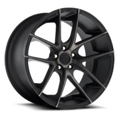 NICHE 19X8.5 TARGA (5X112) ET+42 CB66.6 MATTE BLACK/TINTED FACE WHEEL AND TYRE PACKAGE