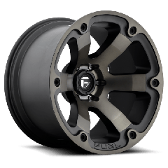 FUEL 20X9 BEAST (6X139.7) ET+20 CB108.1 MATTE BLACK/TINTED FACE WHEEL AND TYRE PACKAGE