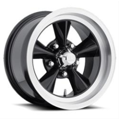 US MAGS 18X8 STANDARD (5X120.65) ET+01 CB72.6 GLOSS BLACK/MACHINE LIP WHEEL AND TYRE PACKAGE
