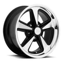 US MAGS 18X8 BANDIT (5X120.65) ET+01 CB72.6 BLACK MACHINED WHEEL AND TYRE PACKAGE